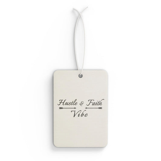 Hustle & Faith Car Air Freshener, Motivational Car Accessory, Vehicle Decor, Inspirational Gift, Stress Relief Aromatherapy
