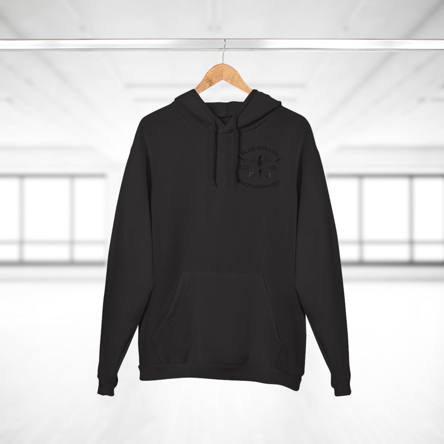 Unisex Pullover Hoodie for Blue Collar Brotherhood - Pride, Strength, Work, Casual Wear, Gift Idea, Workwear, Brotherhood Apparel