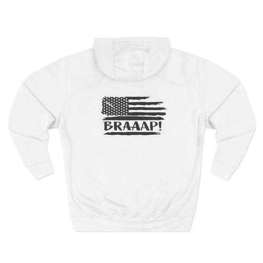 Motorcycle Enthusiast Hoodie, Fleece Sweatshirt for Bikers, Perfect for Rider Gifts, Outdoor Adventures, Independence Day