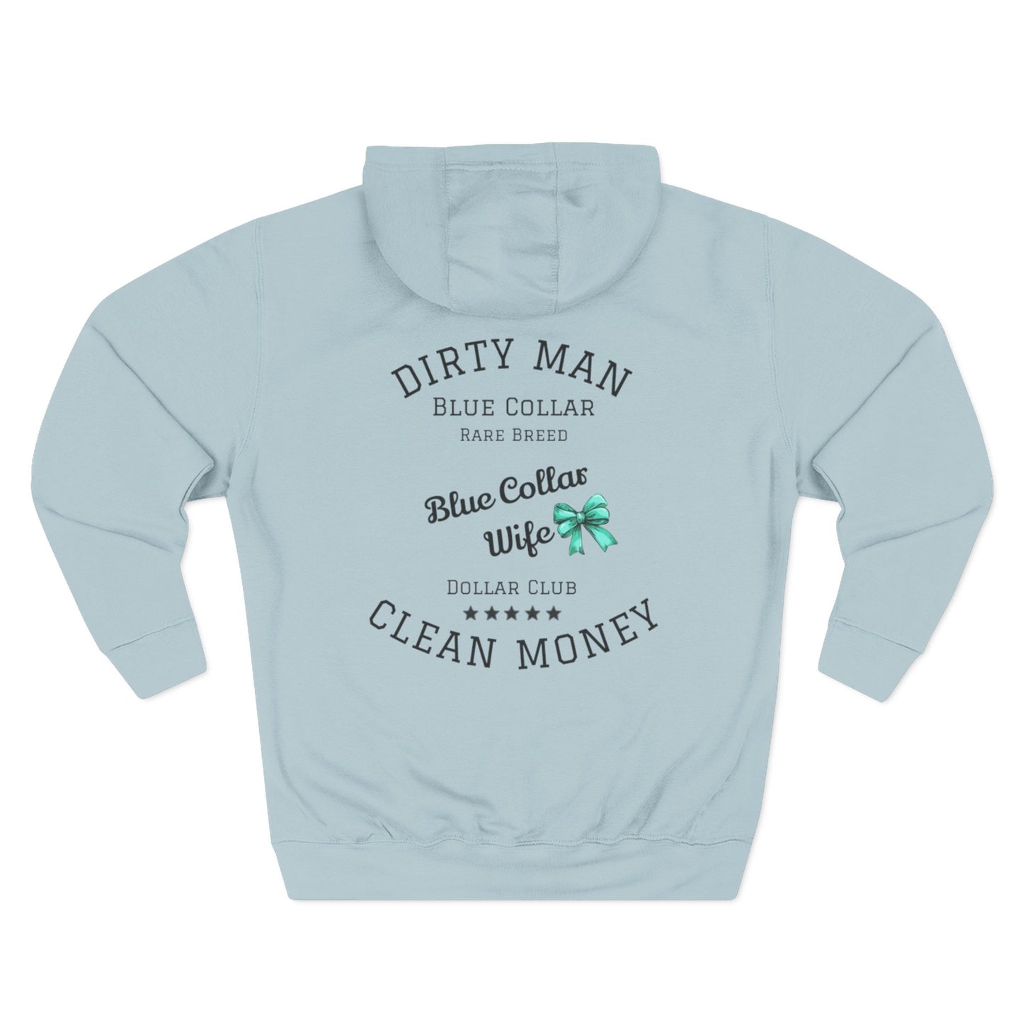 Blue Collar Fleece Hoodie, Cozy Sweatshirt for Tradespeople, Perfect Gift for Construction Workers, Family Gatherings, Casual Wear