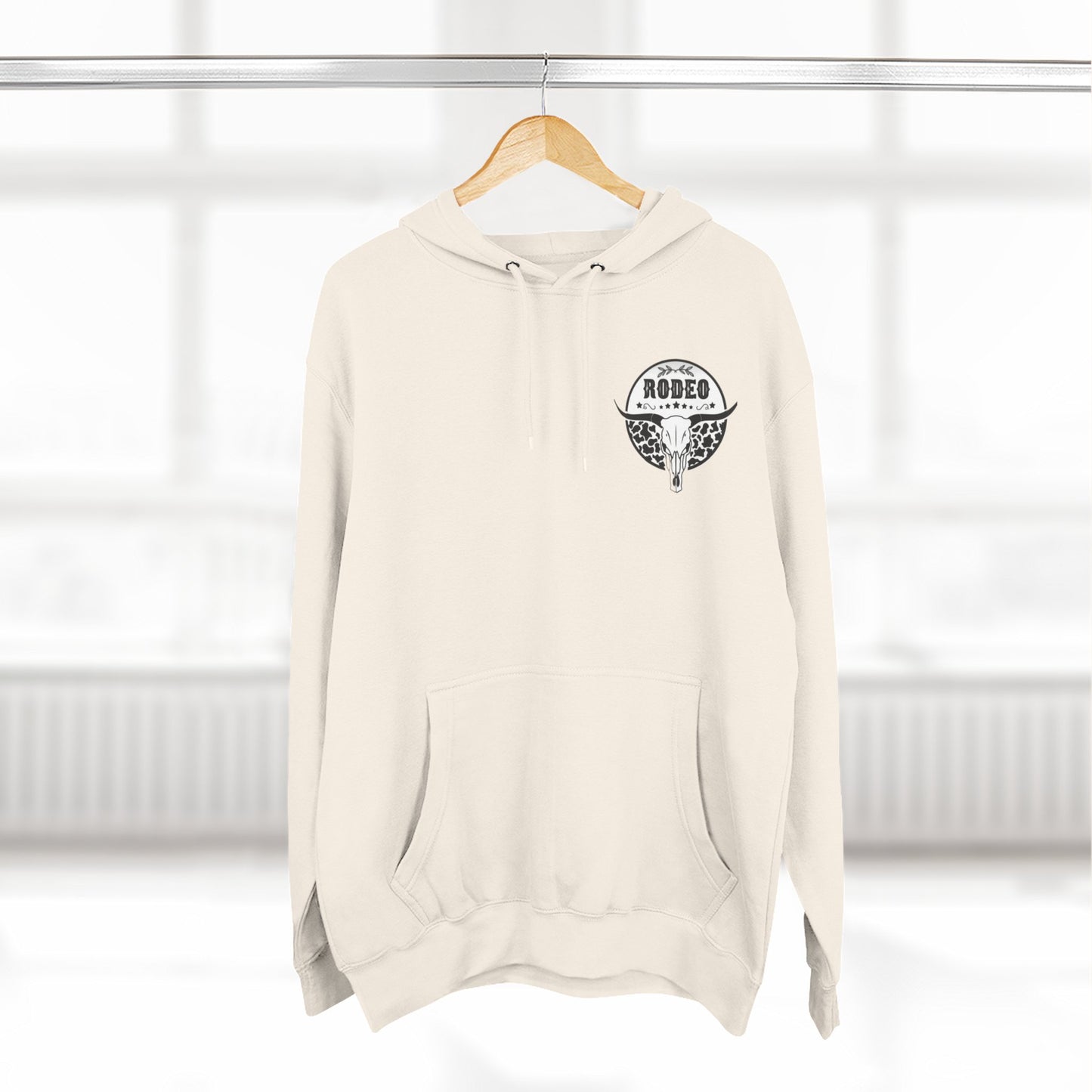 Rodeo Graphic Fleece Hoodie - Cozy Style for Western Lovers, Perfect for Gifts, Festivals, and Everyday Wear
