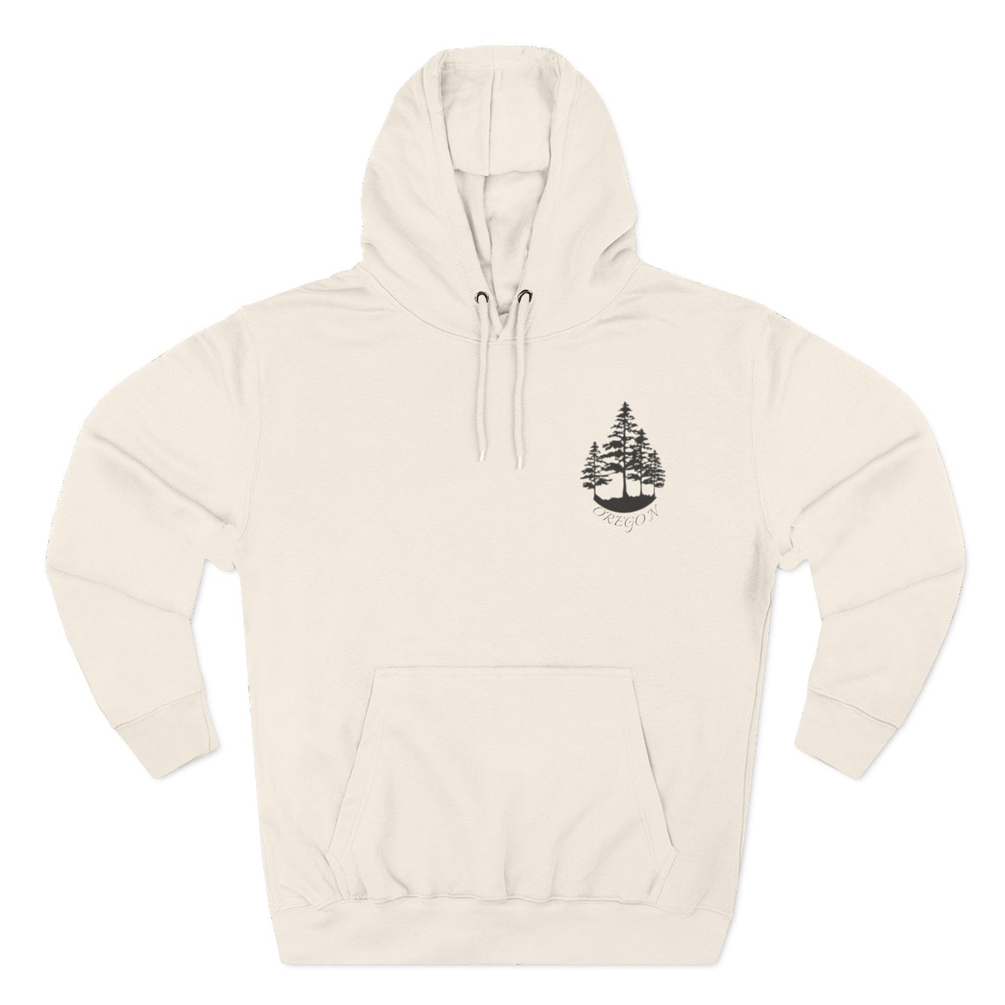 Cozy Wilderness Fleece Hoodie, Pacific Northwest Spirit Wear, Nature Lover Gift, Outdoor Adventure Apparel, Forest-Themed Hoodie