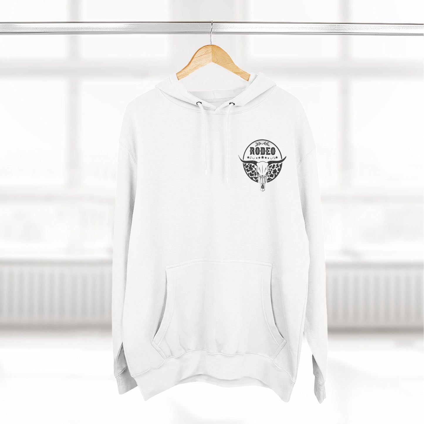 Rodeo Graphic Fleece Hoodie - Cozy Style for Western Lovers, Perfect for Gifts, Festivals, and Everyday Wear