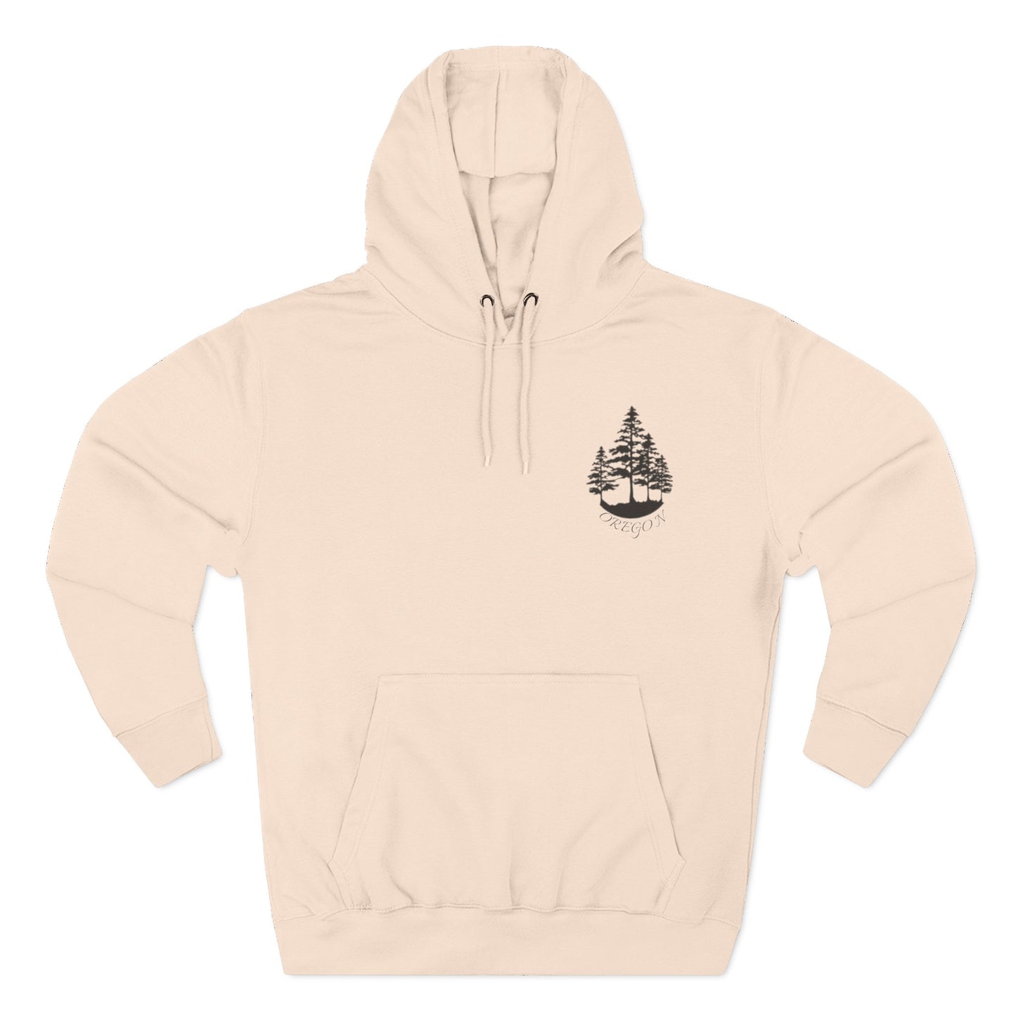 Cozy Wilderness Fleece Hoodie, Pacific Northwest Spirit Wear, Nature Lover Gift, Outdoor Adventure Apparel, Forest-Themed Hoodie