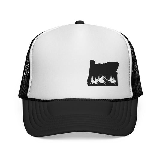 Oregon Nature Trucker Caps, Outdoor Hats, Camping Gear, Gift for Hikers, Fashionable Headwear for Nature Lovers