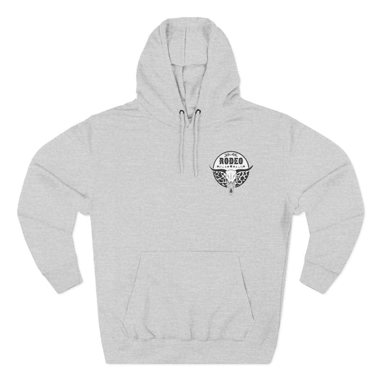 Rodeo Graphic Fleece Hoodie - Cozy Style for Western Lovers, Perfect for Gifts, Festivals, and Everyday Wear