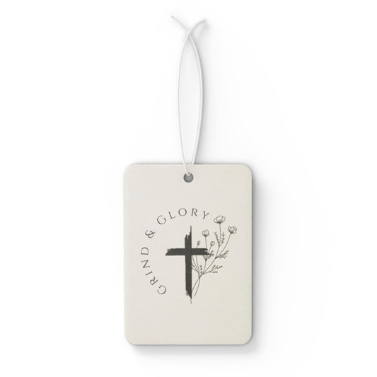 Christian Car Air Freshener, Home Decor, Gifts for Religious Friends, Car Accessories, Inspirational Gift, Flower Design