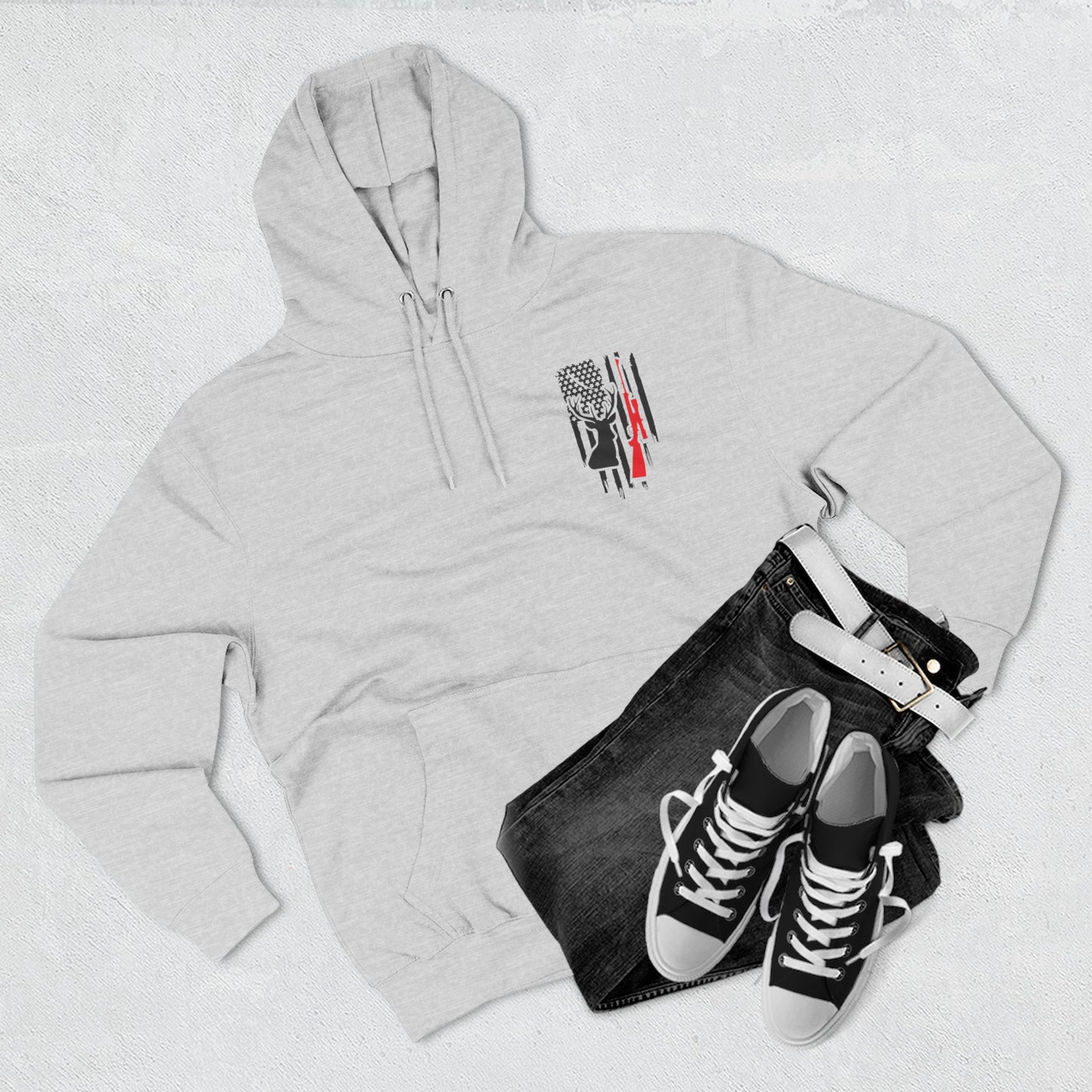 Stylish Three-Panel Fleece Hoodie with Unique Graphic Design for Outdoor Lovers, Winter Apparel, Gift for Him, Casual Wear, Layering [...]