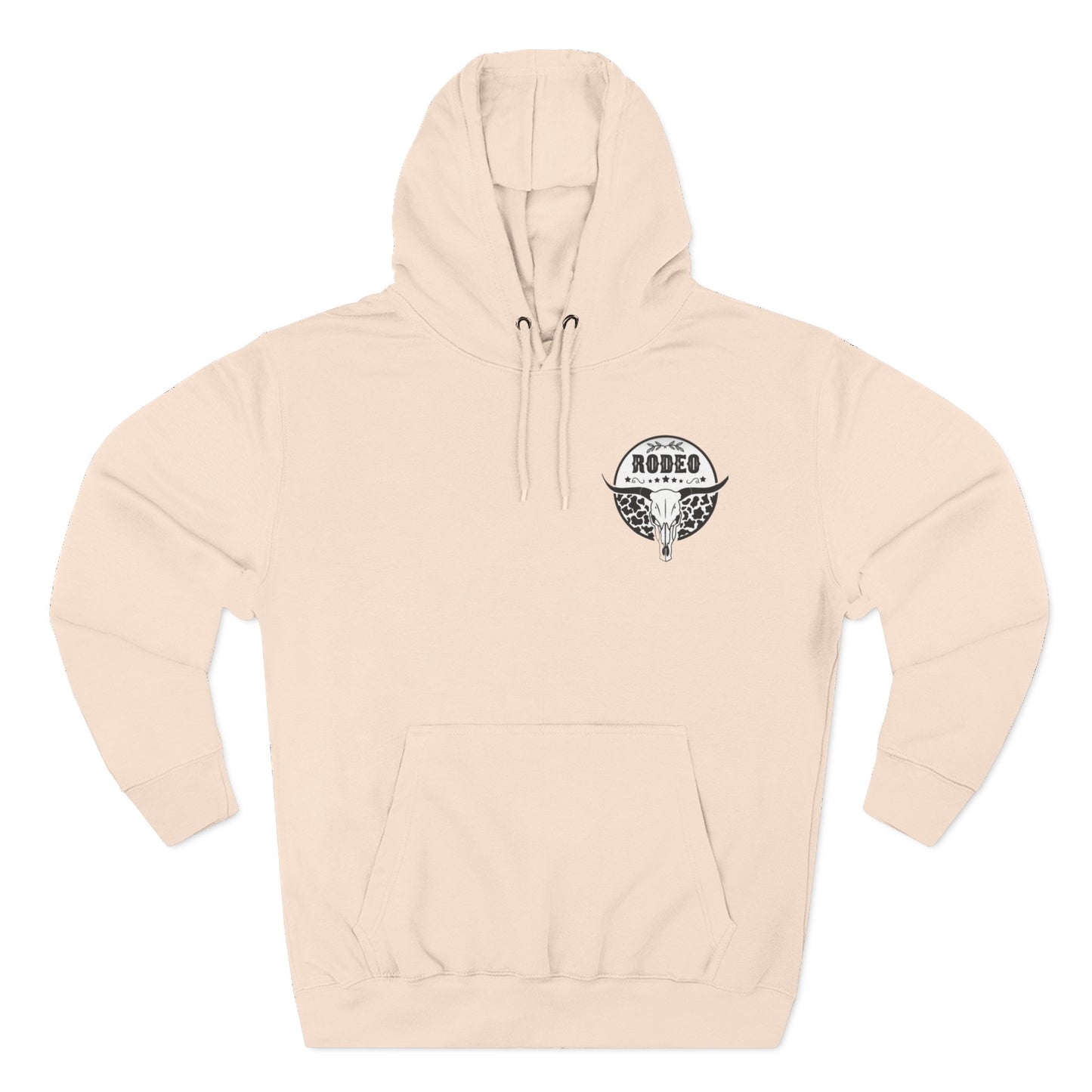Rodeo Graphic Fleece Hoodie - Cozy Style for Western Lovers, Perfect for Gifts, Festivals, and Everyday Wear