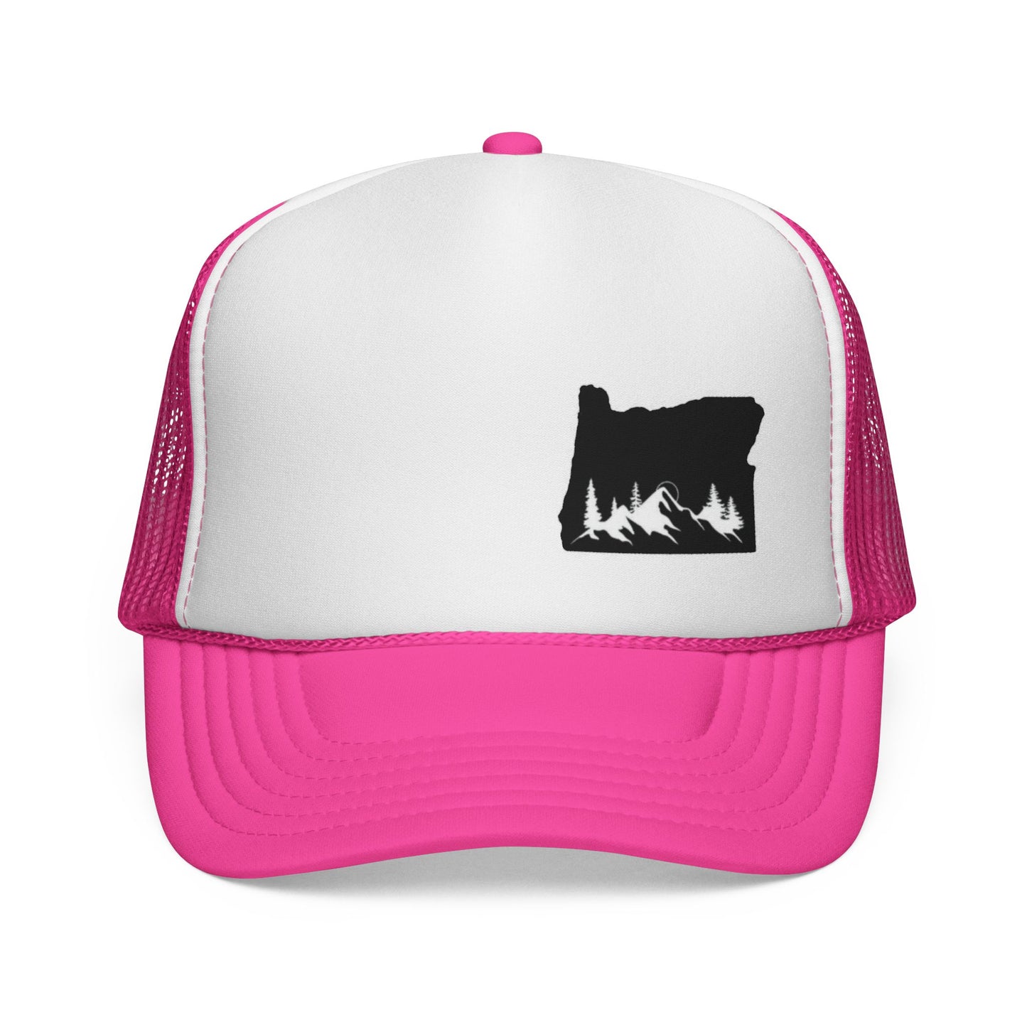 Oregon Nature Trucker Caps, Outdoor Hats, Camping Gear, Gift for Hikers, Fashionable Headwear for Nature Lovers