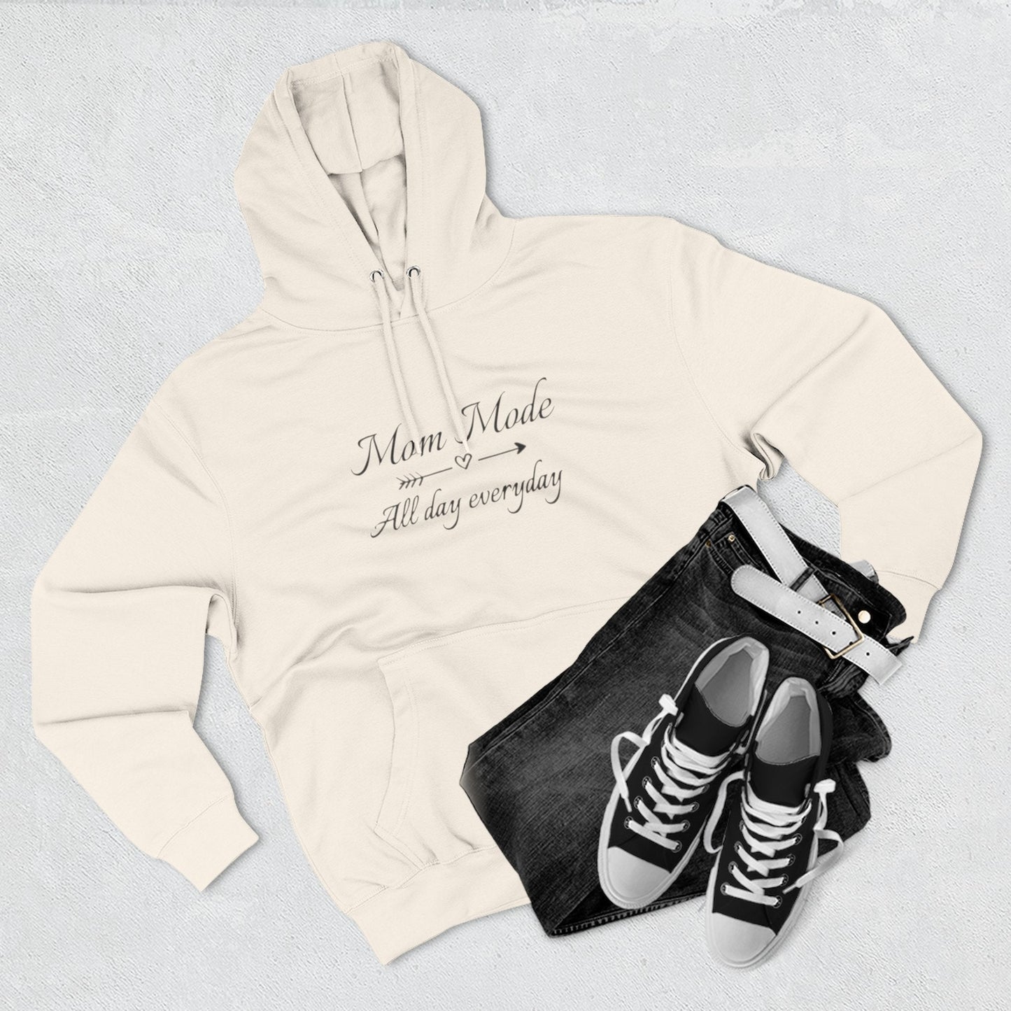 Mom Mode Fleece Hoodie - Cozy Apparel for Moms, Perfect Gift for Mother's Day, Birthdays, and Everyday Comfort