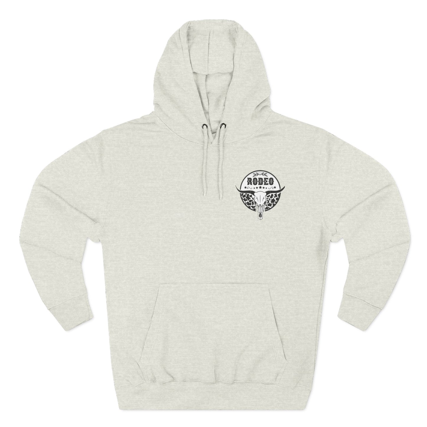 Rodeo Graphic Fleece Hoodie - Cozy Style for Western Lovers, Perfect for Gifts, Festivals, and Everyday Wear
