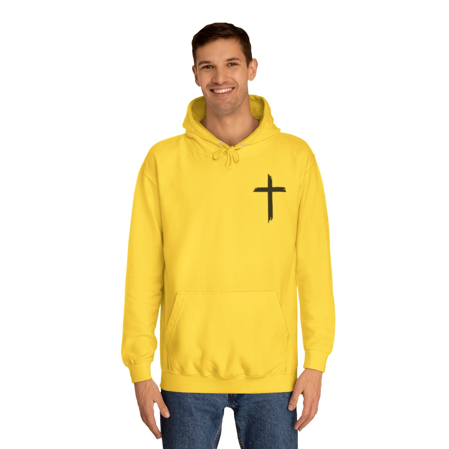 Faith-Inspired Unisex College Hoodie, Spiritual Comfort Wear, Perfect for Campus Life, Gift for Graduates, Cozy Faith Apparel