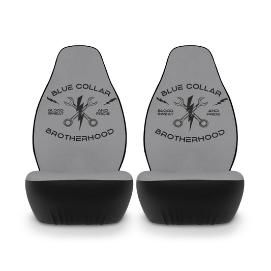 Blue Collar Brotherhood Polyester Car Seat Covers, Custom Automotive Accessories, Car Decor, Gifts for Tradespeople, Durable Seat Protectors
