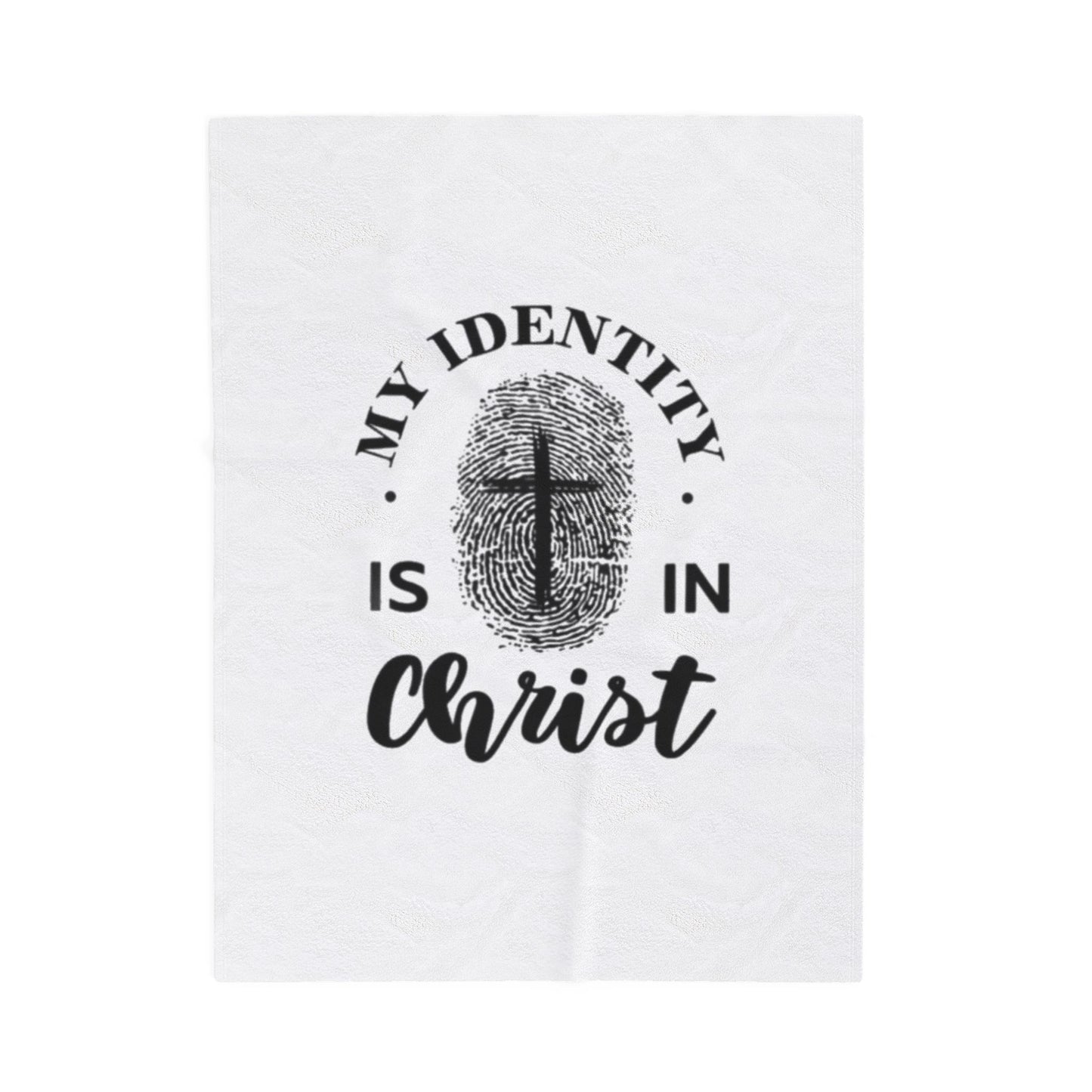 Cozy Faith-Inspired Plush Blanket, Christian Home Decor, Inspirational Gift, Soft Throw for Relaxation, Encouragement for All Seasons