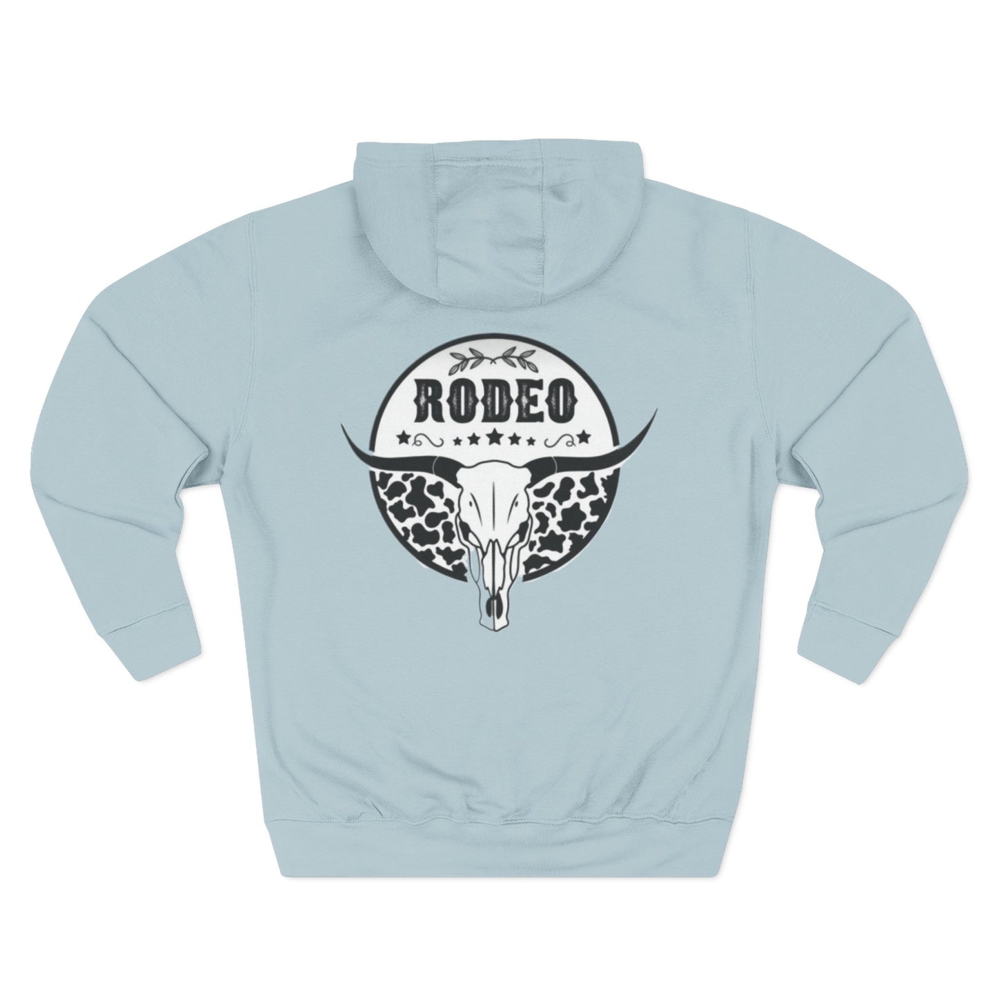 Rodeo Graphic Fleece Hoodie - Cozy Style for Western Lovers, Perfect for Gifts, Festivals, and Everyday Wear