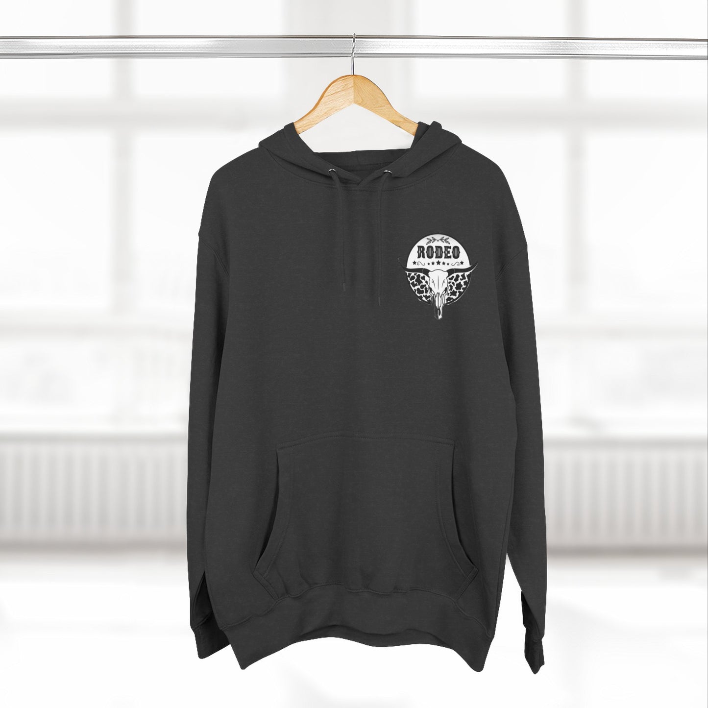 Rodeo Graphic Fleece Hoodie - Cozy Style for Western Lovers, Perfect for Gifts, Festivals, and Everyday Wear