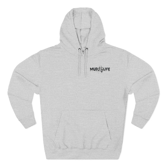 Mud Life Fleece Hoodie, Cozy Off-Road Sweatshirt, ATV Lovers Gift, Adventure Gear, Outdoor Apparel, USA Flag Design
