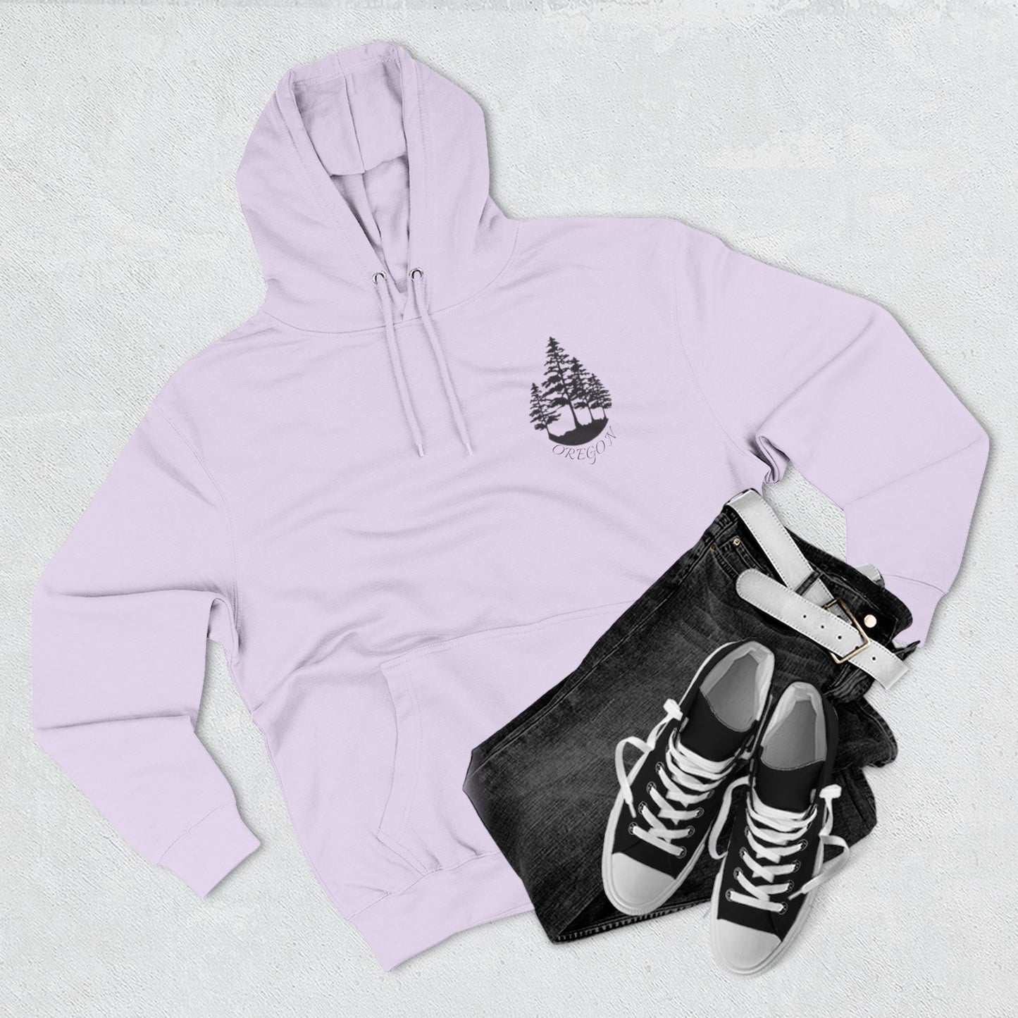 Cozy Wilderness Fleece Hoodie, Pacific Northwest Spirit Wear, Nature Lover Gift, Outdoor Adventure Apparel, Forest-Themed Hoodie