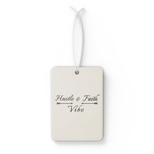 Hustle & Faith Car Air Freshener, Motivational Car Accessory, Vehicle Decor, Inspirational Gift, Stress Relief Aromatherapy