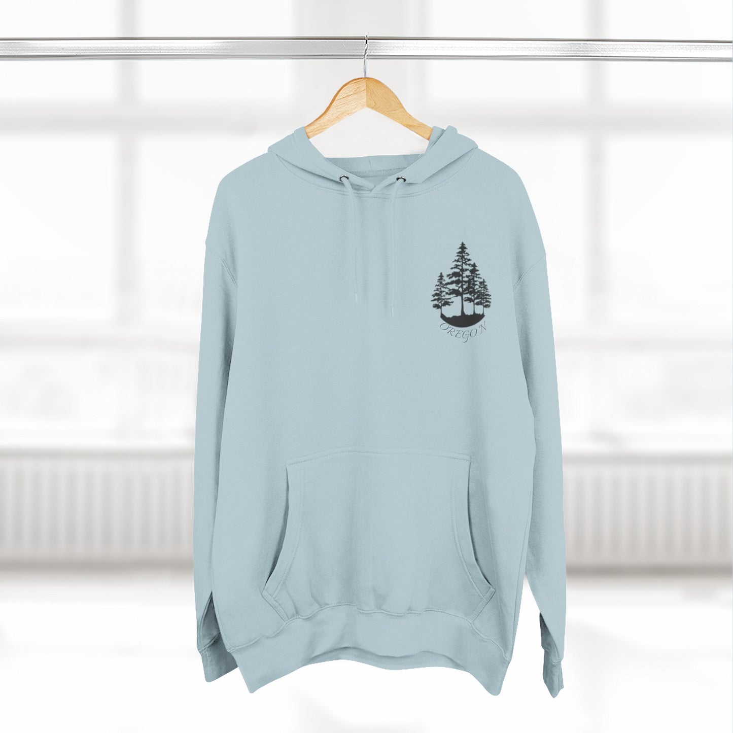 Cozy Wilderness Fleece Hoodie, Pacific Northwest Spirit Wear, Nature Lover Gift, Outdoor Adventure Apparel, Forest-Themed Hoodie
