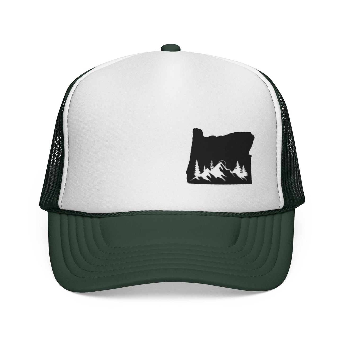 Oregon Nature Trucker Caps, Outdoor Hats, Camping Gear, Gift for Hikers, Fashionable Headwear for Nature Lovers