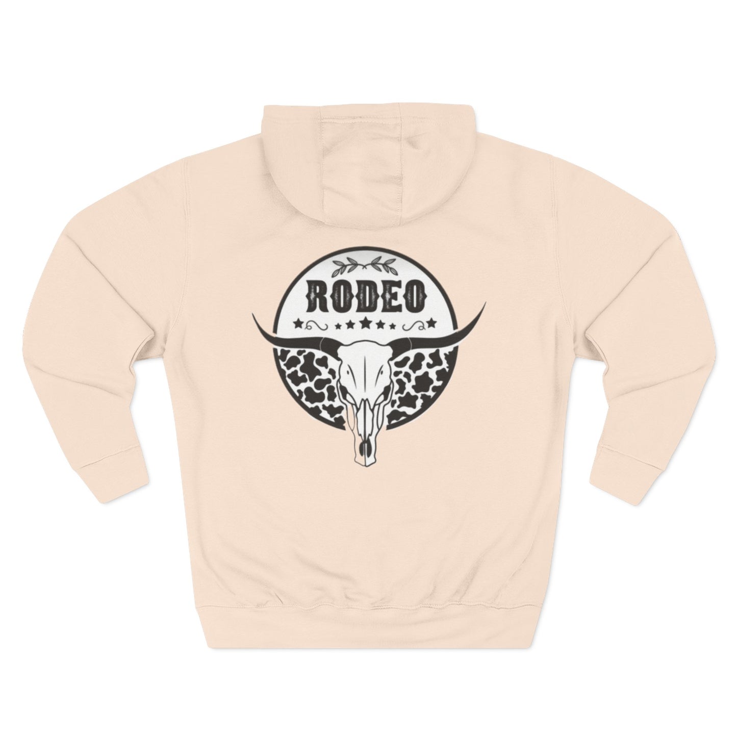 Rodeo Graphic Fleece Hoodie - Cozy Style for Western Lovers, Perfect for Gifts, Festivals, and Everyday Wear
