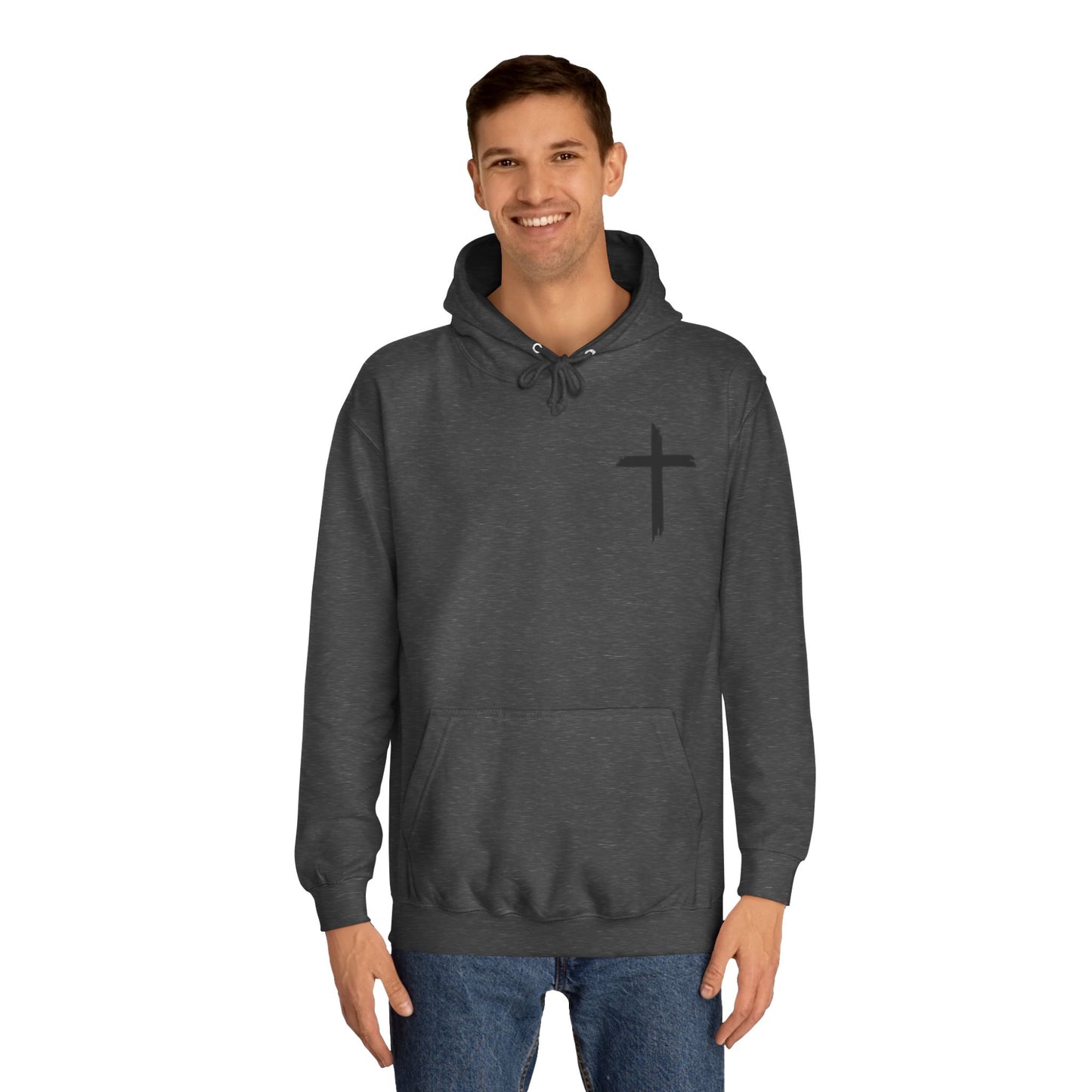 Faith-Inspired Unisex College Hoodie, Spiritual Comfort Wear, Perfect for Campus Life, Gift for Graduates, Cozy Faith Apparel