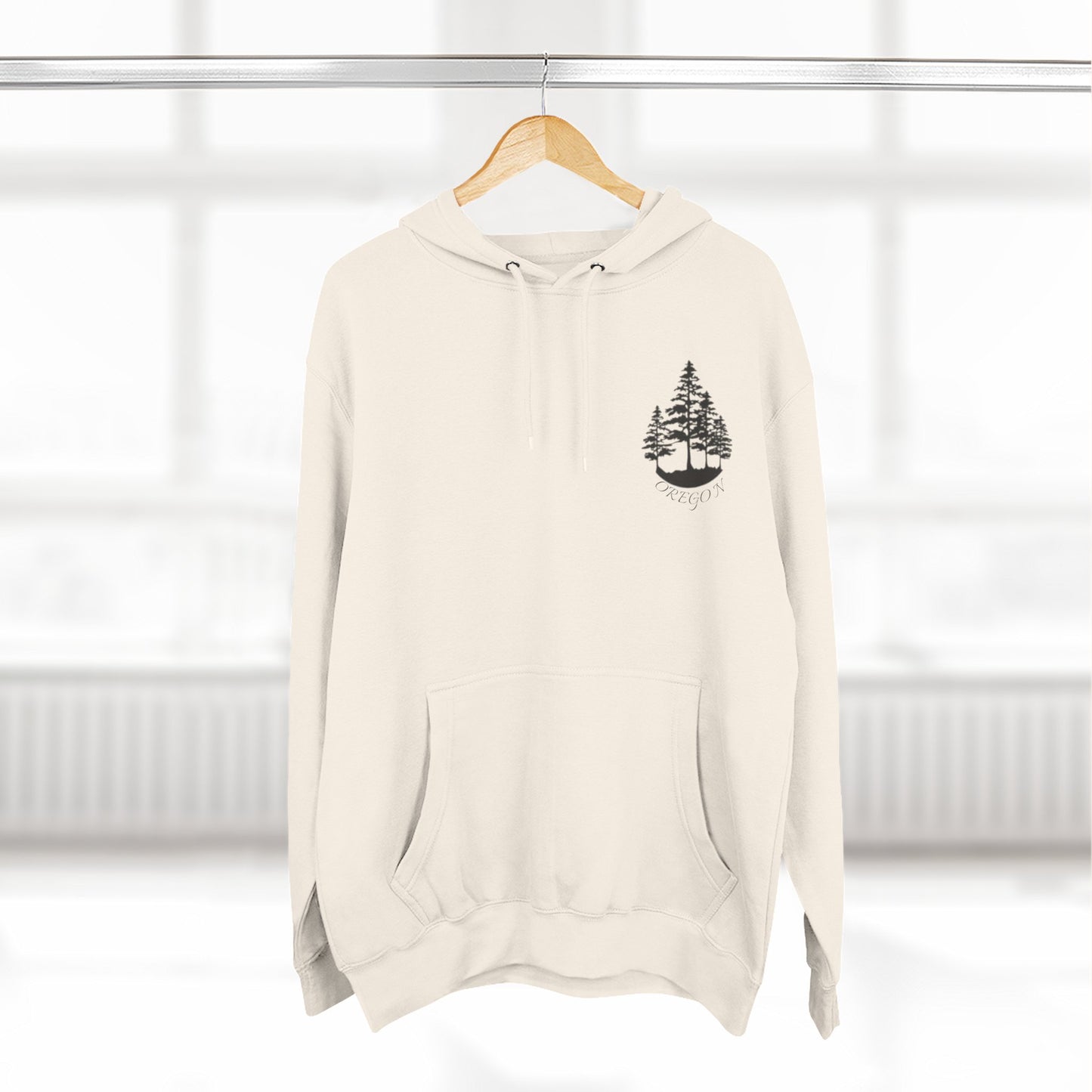Cozy Wilderness Fleece Hoodie, Pacific Northwest Spirit Wear, Nature Lover Gift, Outdoor Adventure Apparel, Forest-Themed Hoodie