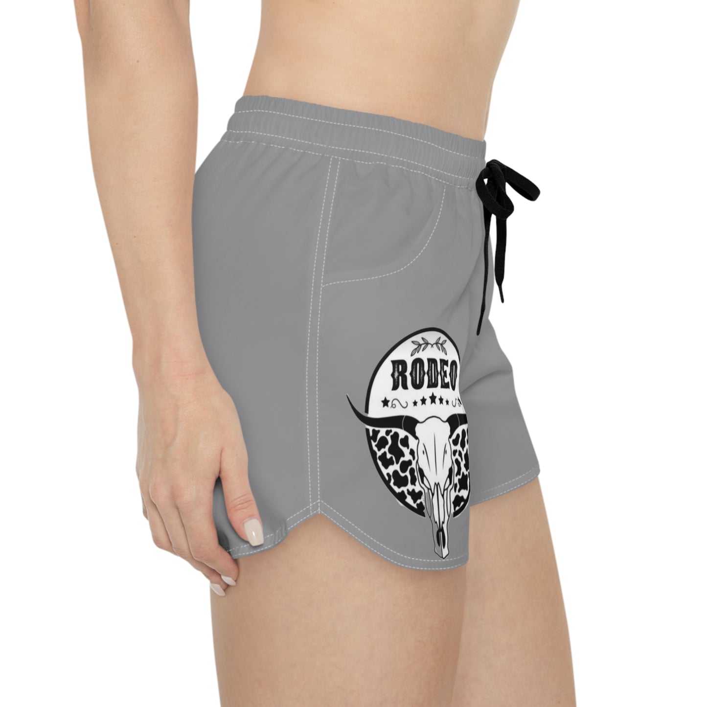 Rodeo Graphic Casual Shorts, Women's Summer Lounge Shorts, Outdoor Activewear, Beachwear, Gift for Cowgirls