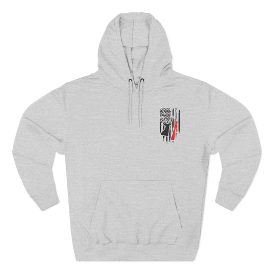 Stylish Three-Panel Fleece Hoodie with Unique Graphic Design for Outdoor Lovers, Winter Apparel, Gift for Him, Casual Wear, Layering [...]