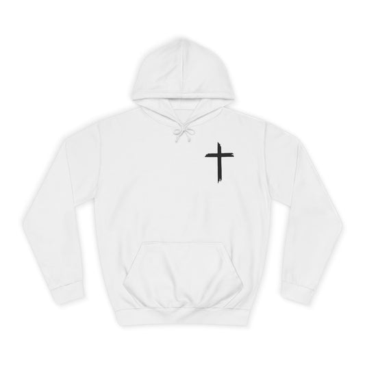 Faith-Inspired Unisex College Hoodie, Spiritual Comfort Wear, Perfect for Campus Life, Gift for Graduates, Cozy Faith Apparel