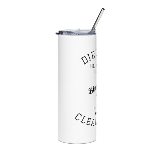 Blue Collar Wife Tumbler, Motivational Travel Mug, Gift for Working Moms, Funny Stainless Steel Cup, Everyday Use, Durable Drinkware