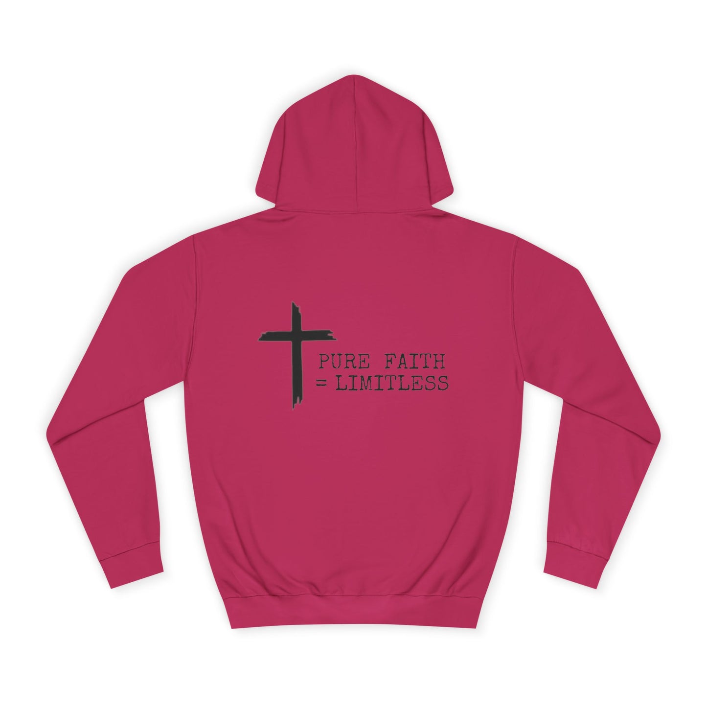 Faith-Inspired Unisex College Hoodie, Spiritual Comfort Wear, Perfect for Campus Life, Gift for Graduates, Cozy Faith Apparel