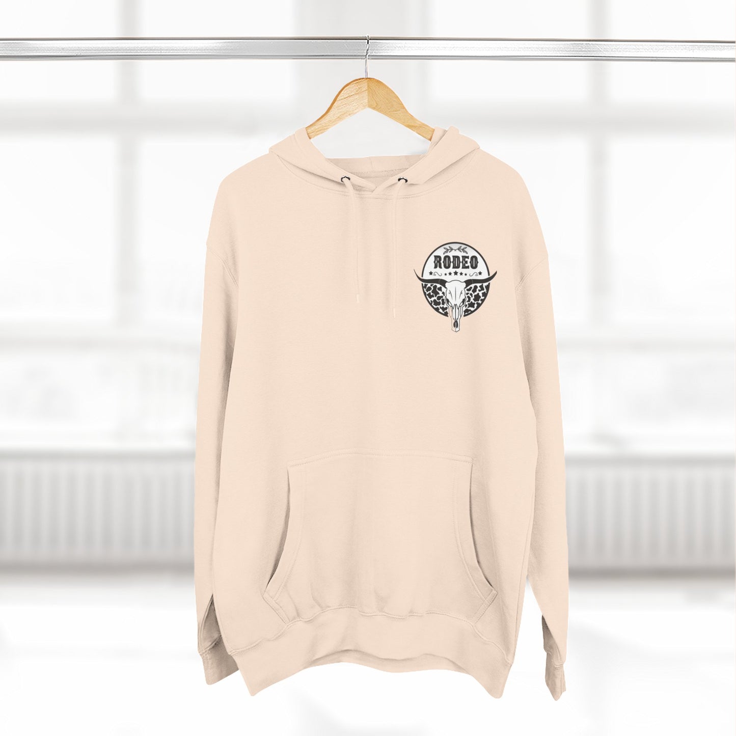 Rodeo Graphic Fleece Hoodie - Cozy Style for Western Lovers, Perfect for Gifts, Festivals, and Everyday Wear