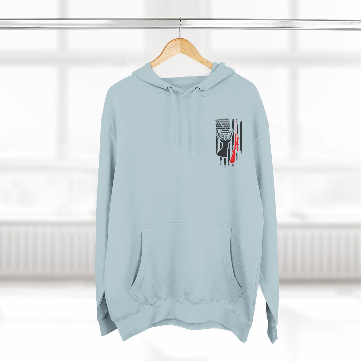 Stylish Three-Panel Fleece Hoodie with Unique Graphic Design for Outdoor Lovers, Winter Apparel, Gift for Him, Casual Wear, Layering [...]