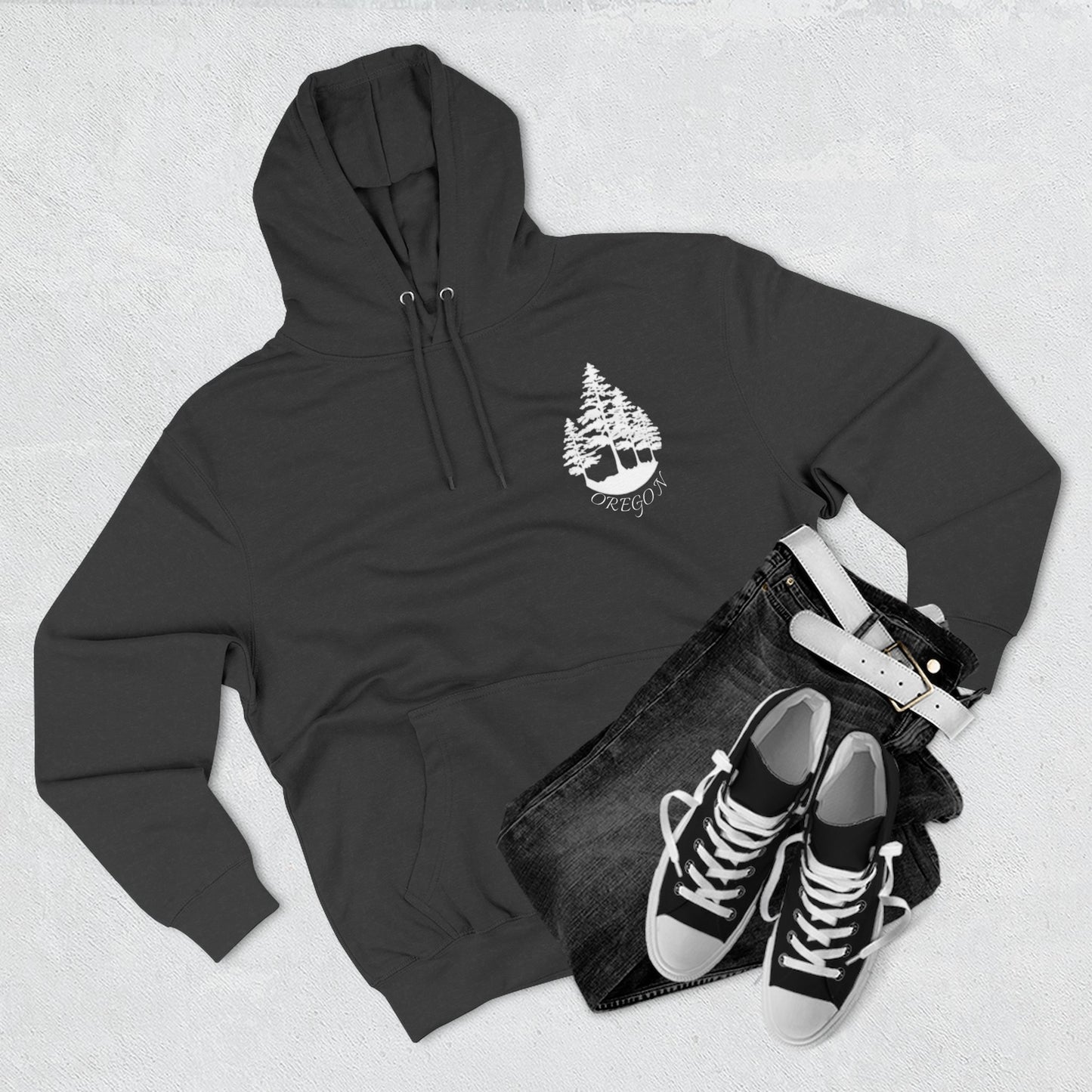 Cozy Three-Panel Fleece Hoodie for Comfort and Style, Trendy Sweatshirt for All Seasons, Perfect Gift for Him/Her, Ideal for Casual [...]