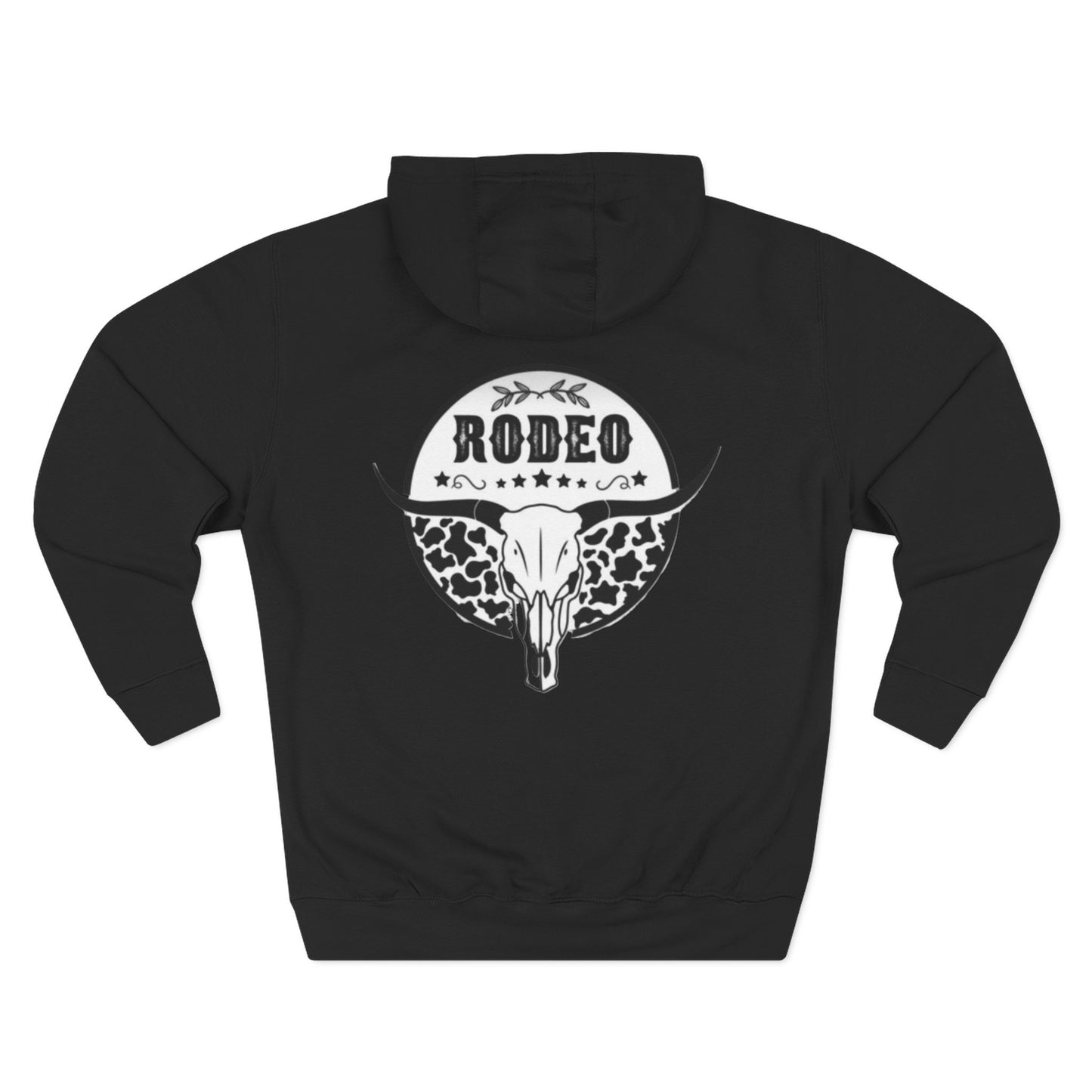 Rodeo Graphic Fleece Hoodie - Cozy Style for Western Lovers, Perfect for Gifts, Festivals, and Everyday Wear