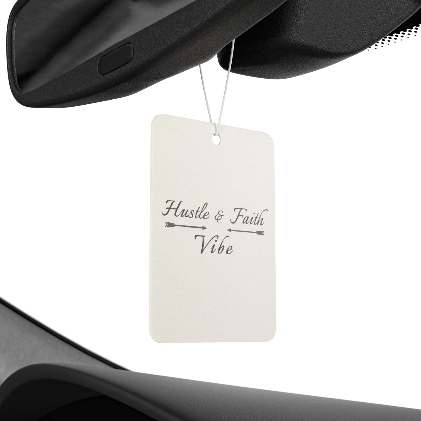 Hustle & Faith Car Air Freshener, Motivational Car Accessory, Vehicle Decor, Inspirational Gift, Stress Relief Aromatherapy