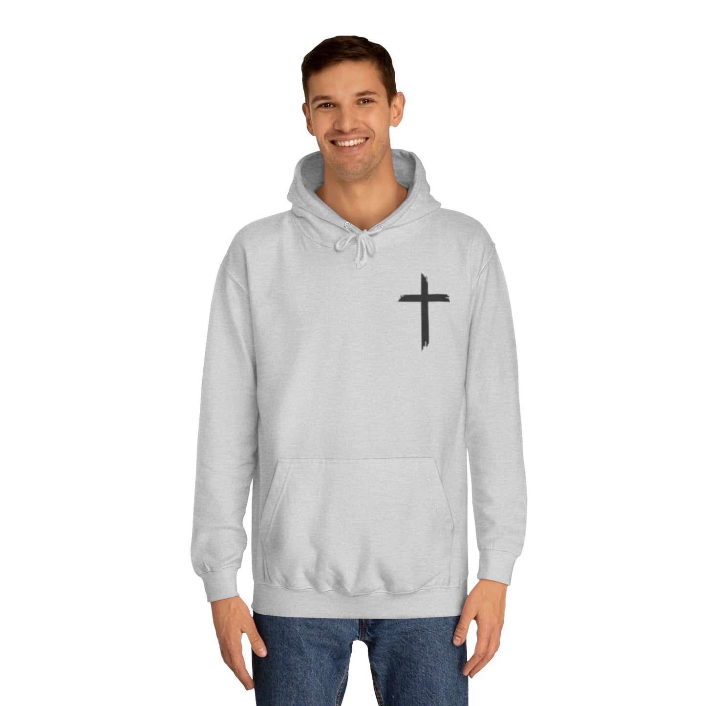 Faith-Inspired Unisex College Hoodie, Spiritual Comfort Wear, Perfect for Campus Life, Gift for Graduates, Cozy Faith Apparel