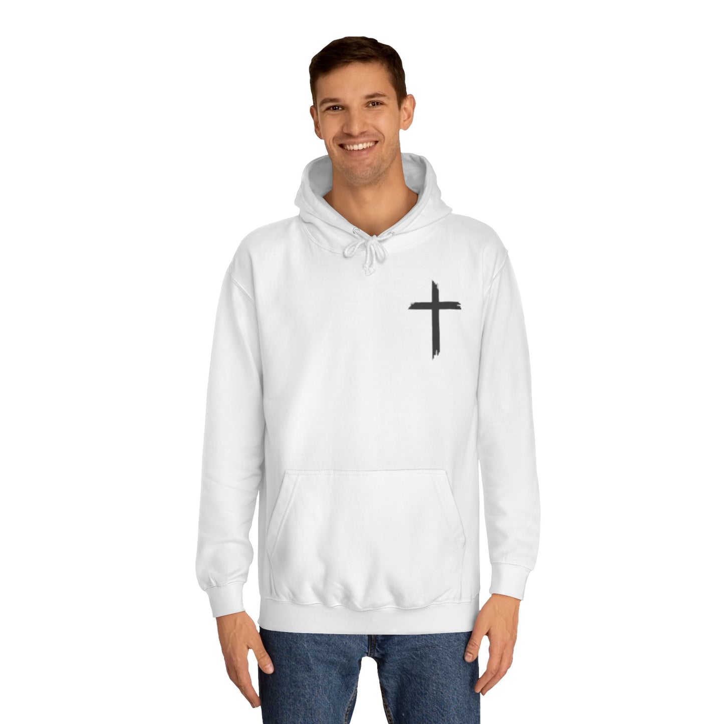 Faith-Inspired Unisex College Hoodie, Spiritual Comfort Wear, Perfect for Campus Life, Gift for Graduates, Cozy Faith Apparel