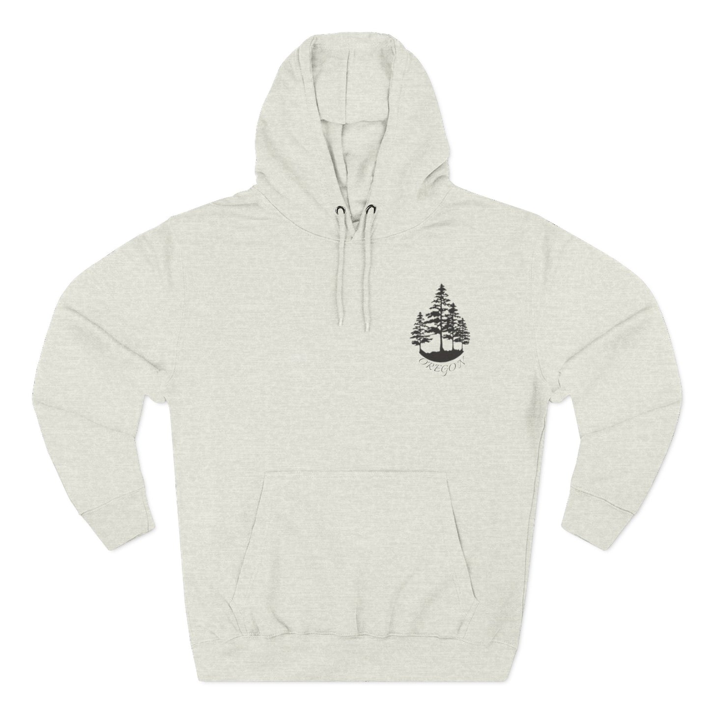 Cozy Wilderness Fleece Hoodie, Pacific Northwest Spirit Wear, Nature Lover Gift, Outdoor Adventure Apparel, Forest-Themed Hoodie