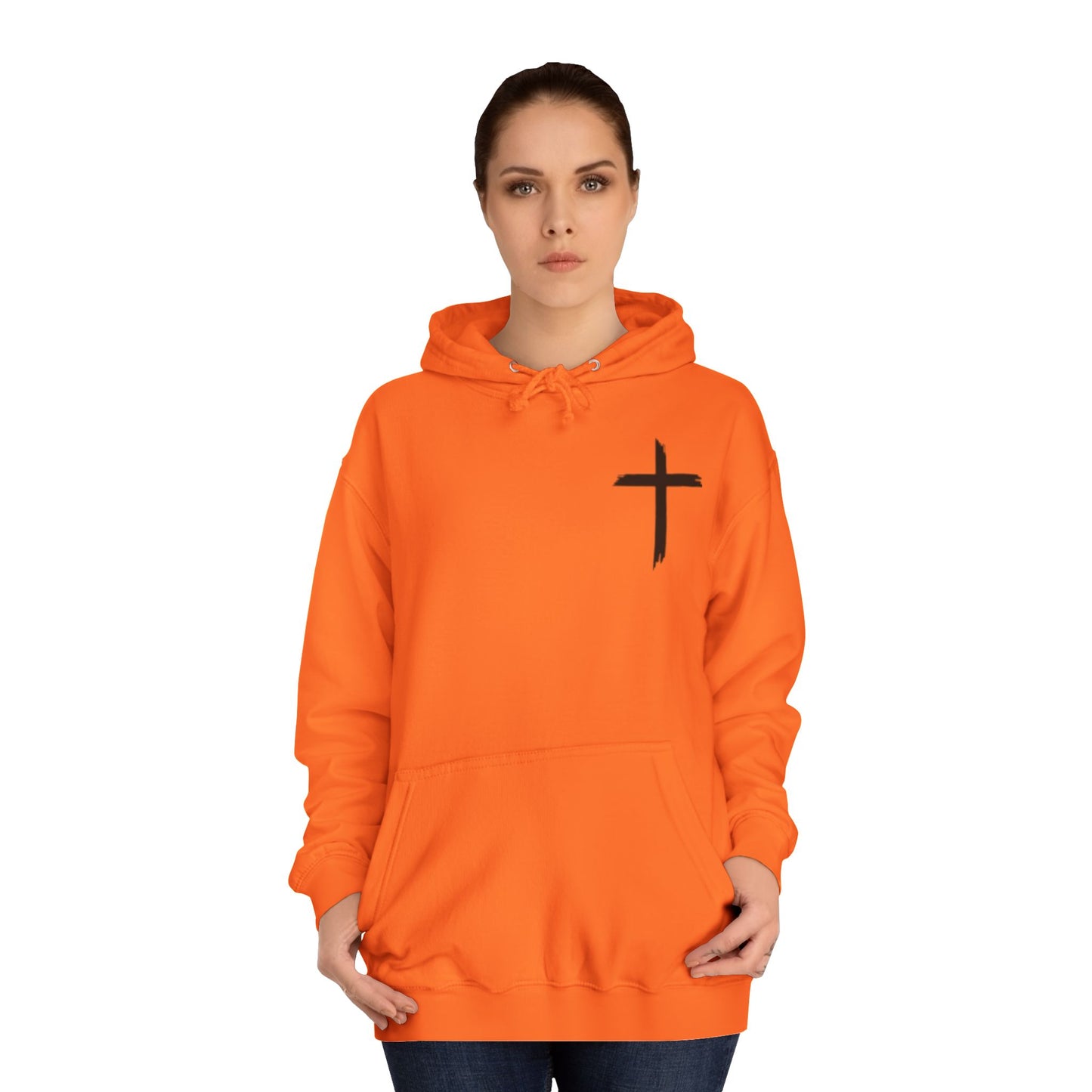 Faith-Inspired Unisex College Hoodie, Spiritual Comfort Wear, Perfect for Campus Life, Gift for Graduates, Cozy Faith Apparel
