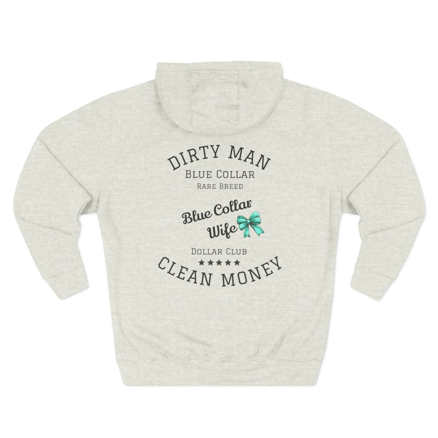Blue Collar Fleece Hoodie, Cozy Sweatshirt for Tradespeople, Perfect Gift for Construction Workers, Family Gatherings, Casual Wear