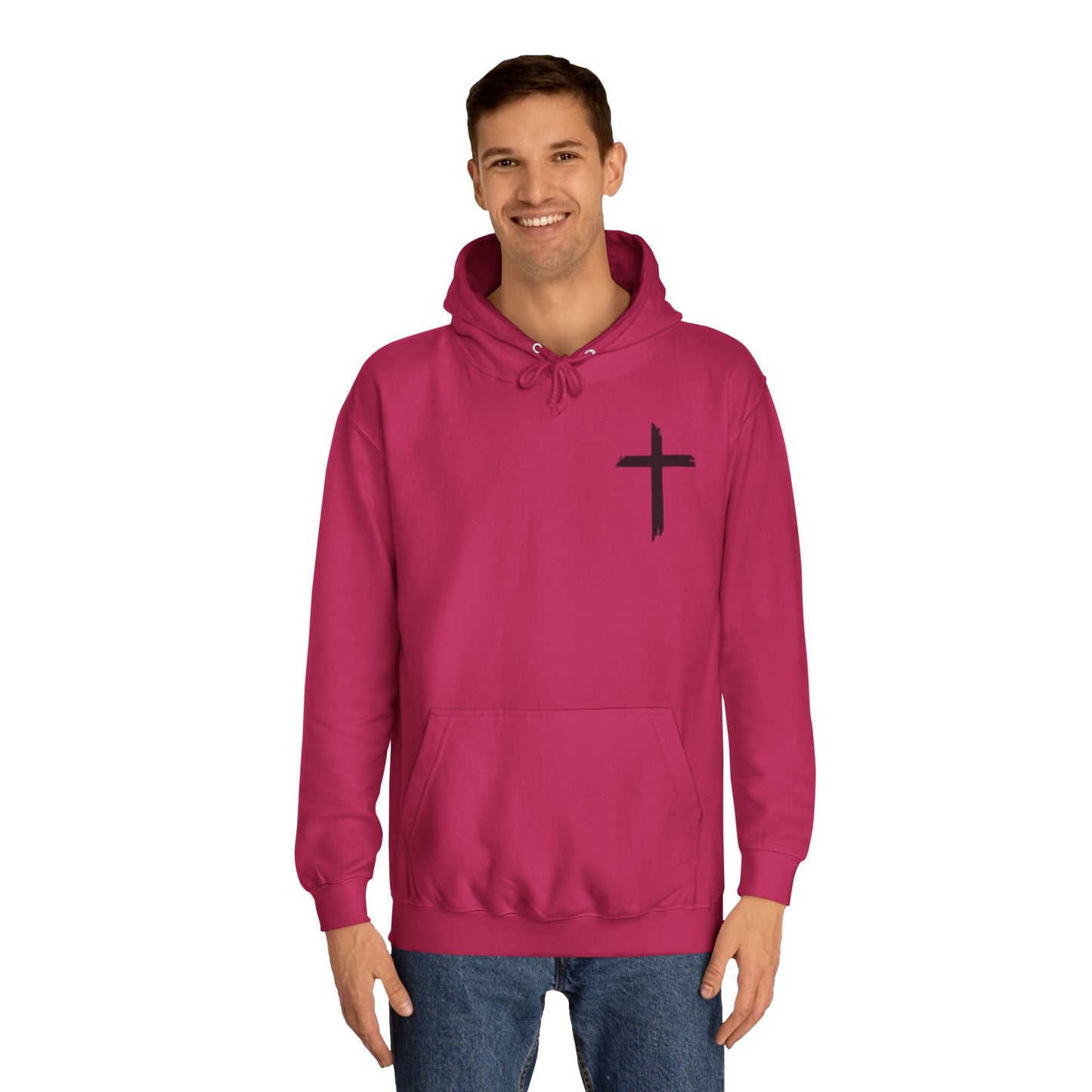 Faith-Inspired Unisex College Hoodie, Spiritual Comfort Wear, Perfect for Campus Life, Gift for Graduates, Cozy Faith Apparel