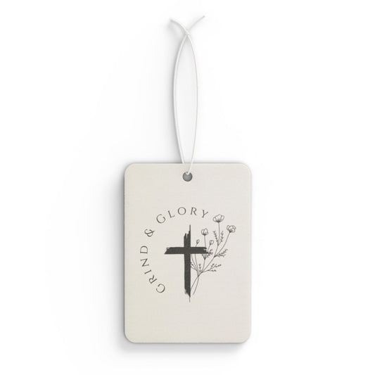Christian Car Air Freshener, Home Decor, Gifts for Religious Friends, Car Accessories, Inspirational Gift, Flower Design