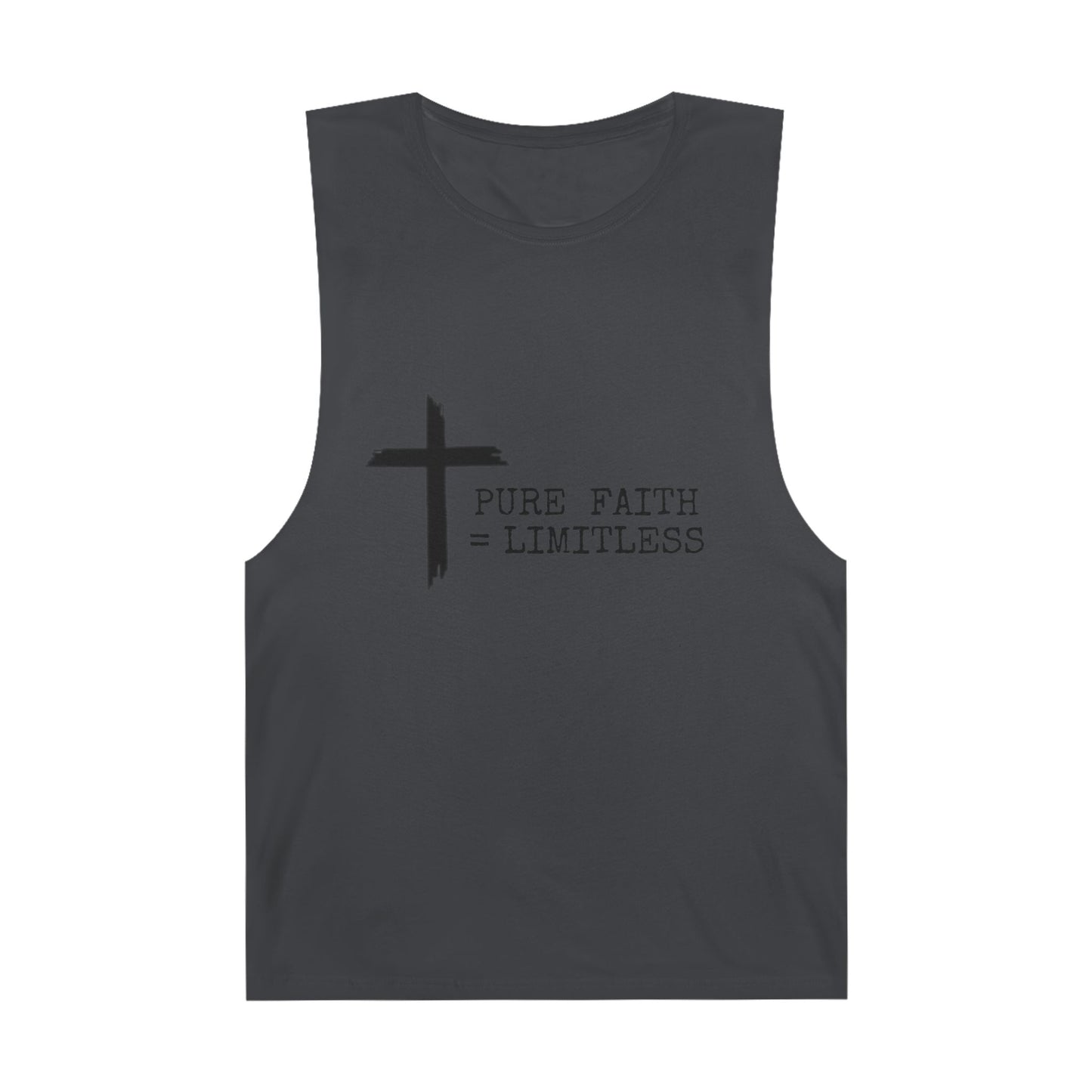 Faith-Inspired Unisex Tank Top | Pure Faith = Limitless, Inspirational Workout Wear, Christian Apparel, Summer Essentials, Faith-Based Gifts