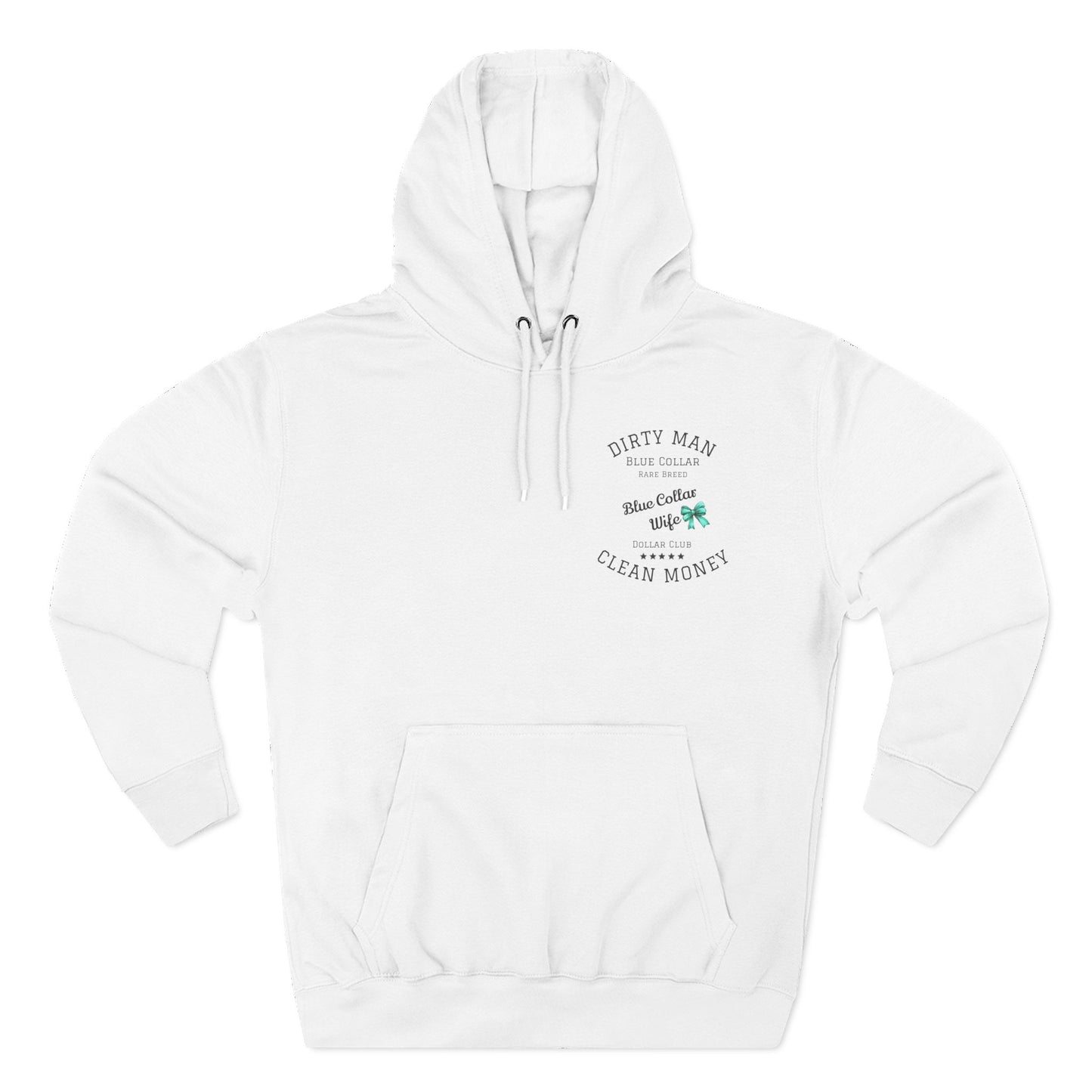 Blue Collar Fleece Hoodie, Cozy Sweatshirt for Tradespeople, Perfect Gift for Construction Workers, Family Gatherings, Casual Wear