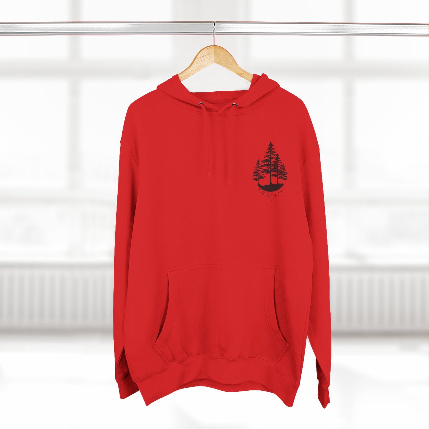 Cozy Wilderness Fleece Hoodie, Pacific Northwest Spirit Wear, Nature Lover Gift, Outdoor Adventure Apparel, Forest-Themed Hoodie