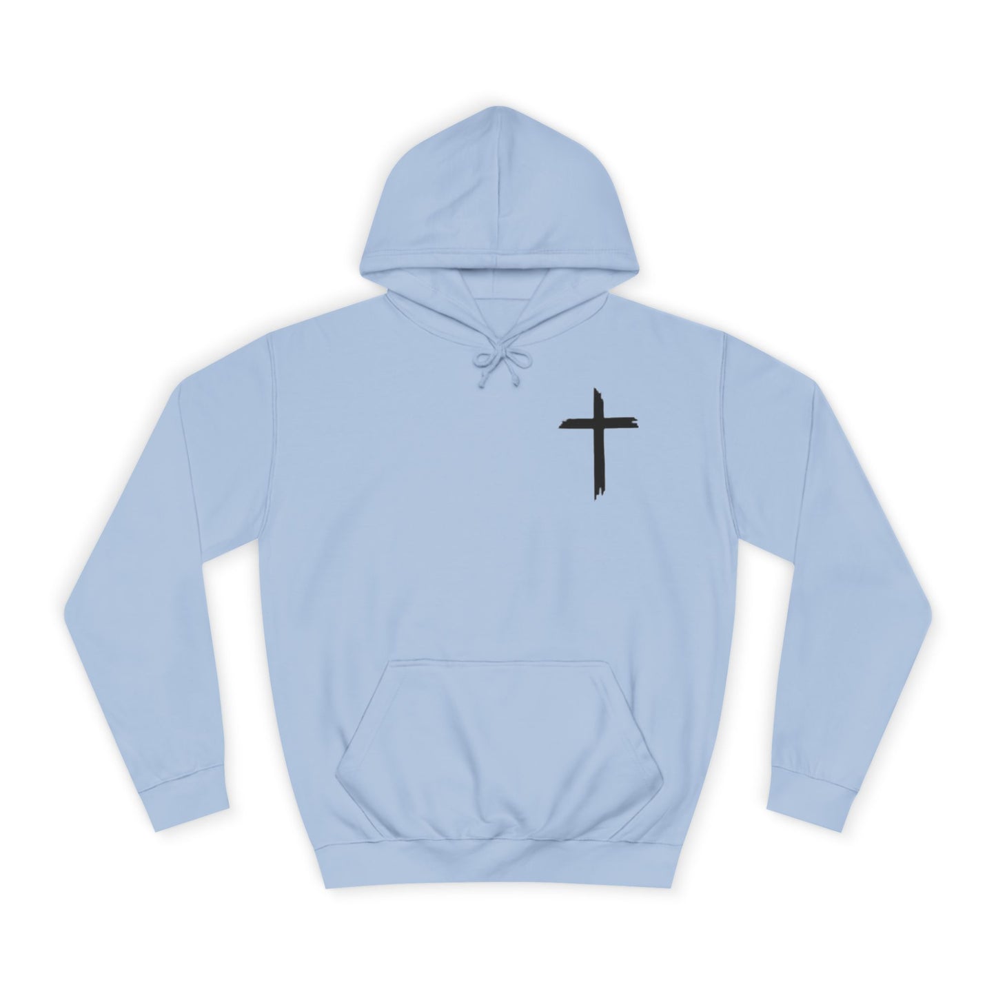 Faith-Inspired Unisex College Hoodie, Spiritual Comfort Wear, Perfect for Campus Life, Gift for Graduates, Cozy Faith Apparel